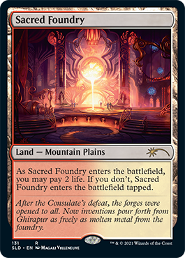 Sacred Foundry [Secret Lair Drop Series] | Pegasus Games WI