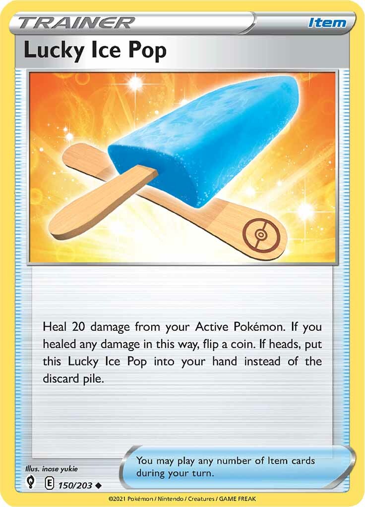 Lucky Ice Pop (150/203) [Sword & Shield: Evolving Skies] | Pegasus Games WI