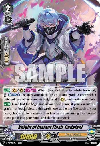 Knight of Instant Flash, Cadafael (V-PR/0263) [D Promo Cards] | Pegasus Games WI