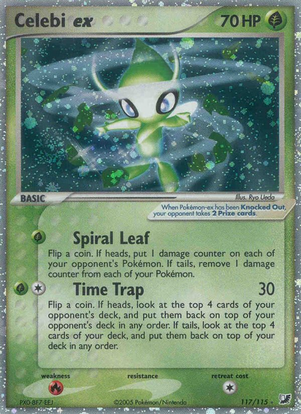 Celebi ex (117/115) [EX: Unseen Forces] | Pegasus Games WI