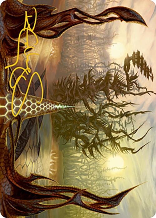 Thornglint Bridge Art Card (Gold-Stamped Signature) [Modern Horizons 2 Art Series] | Pegasus Games WI
