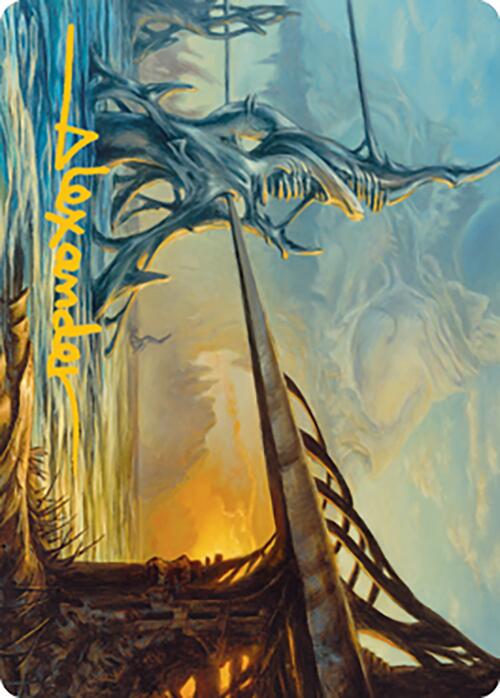 Razortide Bridge Art Card (Gold-Stamped Signature) [Modern Horizons 2 Art Series] | Pegasus Games WI