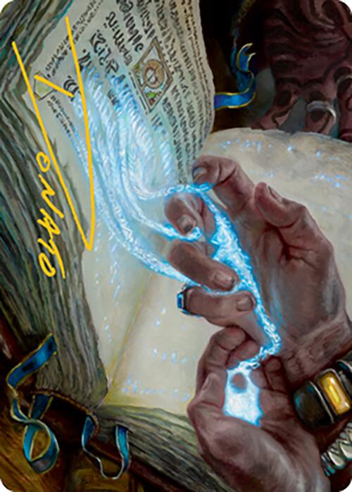 Mystic Redaction Art Card (Gold-Stamped Signature) [Modern Horizons 2 Art Series] | Pegasus Games WI