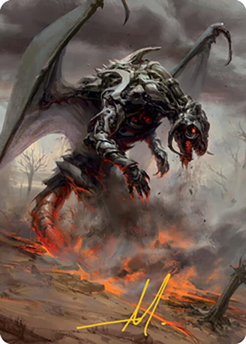 Scion of Draco Art Card (Gold-Stamped Signature) [Modern Horizons 2 Art Series] | Pegasus Games WI