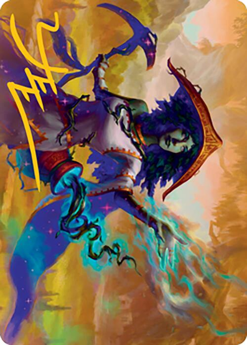 Sythis, Harvest's Hand Art Card (Gold-Stamped Signature) [Modern Horizons 2 Art Series] | Pegasus Games WI