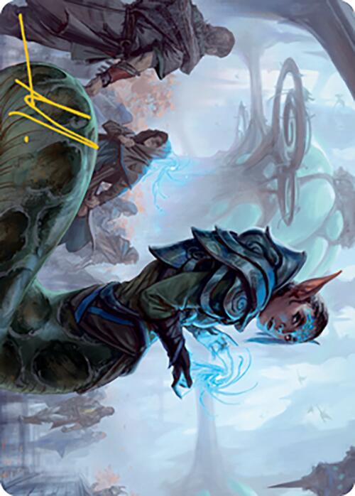 Lonis, Cryptozoologist Art Card (Gold-Stamped Signature) [Modern Horizons 2 Art Series] | Pegasus Games WI