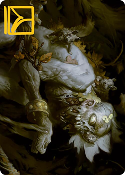 Nested Shambler Art Card (Gold-Stamped Signature) [Modern Horizons 2 Art Series] | Pegasus Games WI