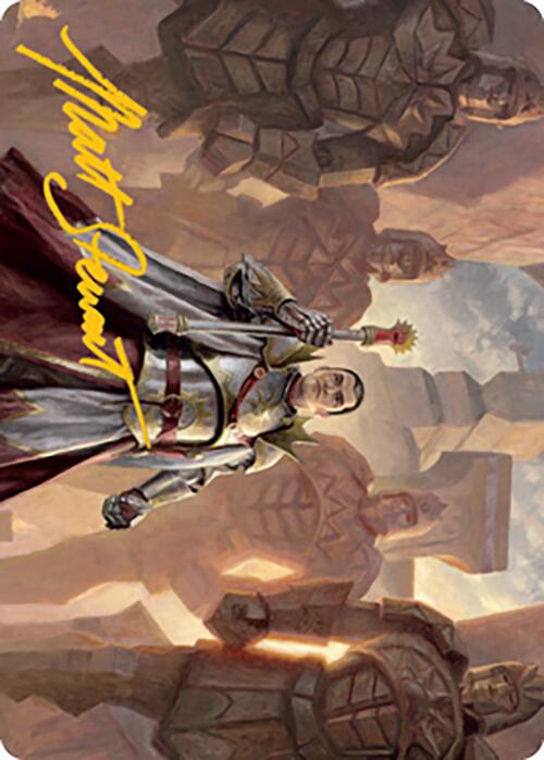 General Ferrous Rokiric Art Card (Gold-Stamped Signature) [Modern Horizons 2 Art Series] | Pegasus Games WI