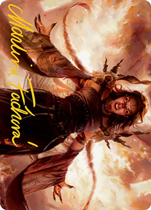 Dragon's Rage Channeler Art Card (Gold-Stamped Signature) [Modern Horizons 2 Art Series] | Pegasus Games WI