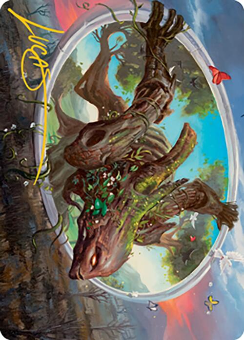 Gaea's Will Art Card (Gold-Stamped Signature) [Modern Horizons 2 Art Series] | Pegasus Games WI