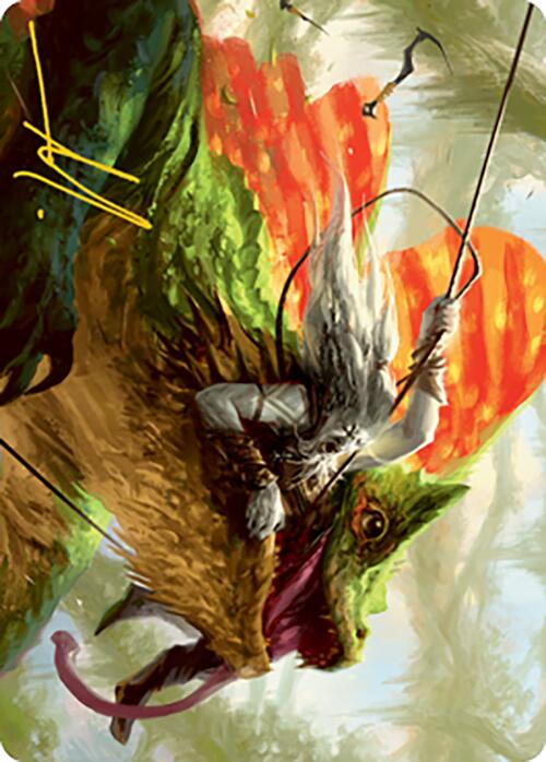 Captured by Lagacs Art Card (Gold-Stamped Signature) [Modern Horizons 2 Art Series] | Pegasus Games WI