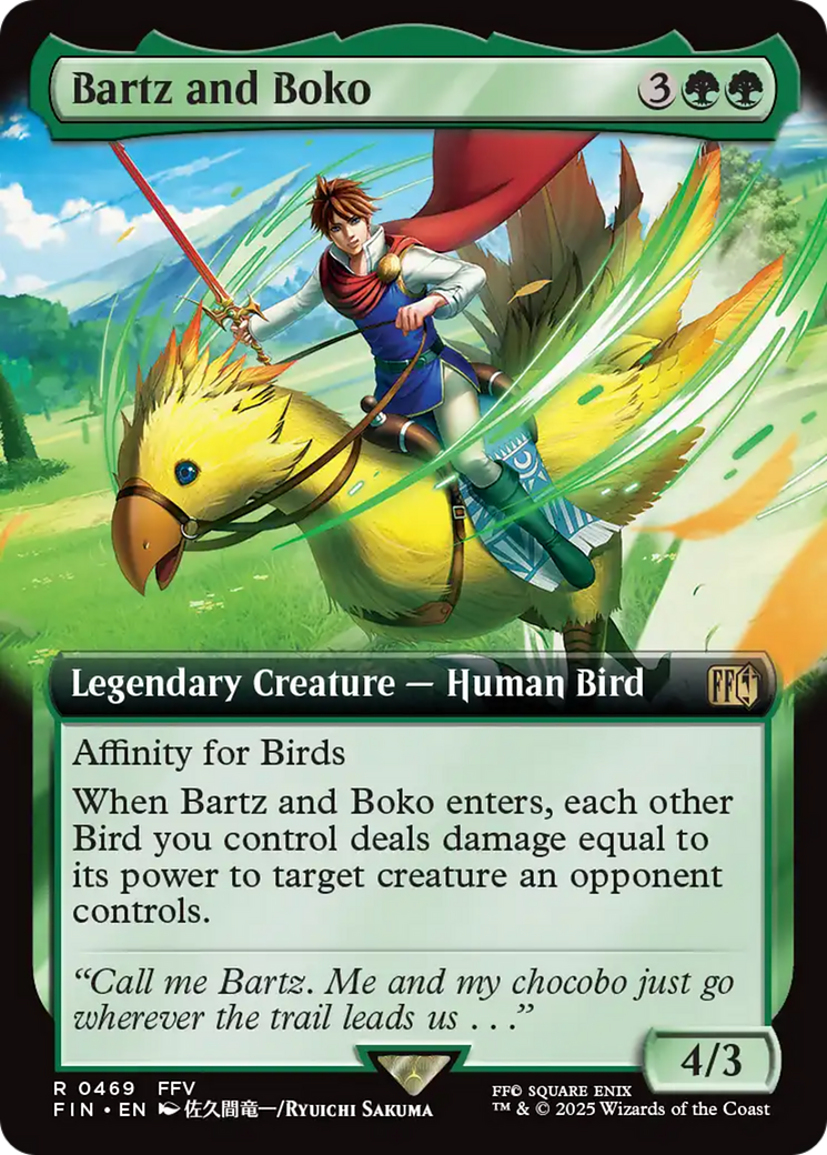 Bartz and Boko (Extended Art) [FINAL FANTASY] | Pegasus Games WI