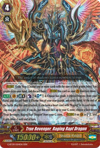 True Revenger, Raging Rapt Dragon (G-BT09/004EN) [Divine Dragon Caper] | Pegasus Games WI