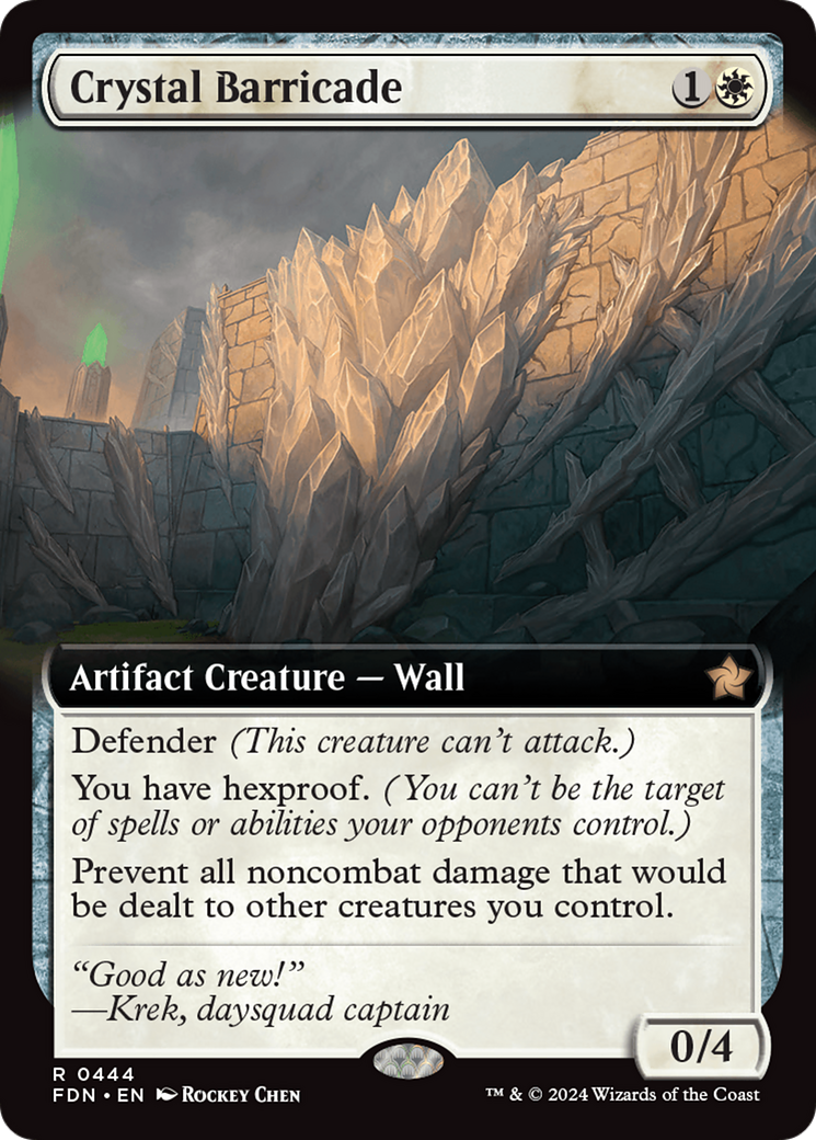 Crystal Barricade (Extended Art) [Foundations] | Pegasus Games WI