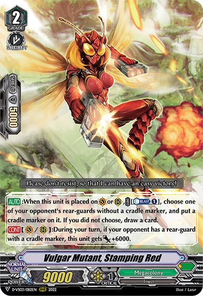 Vulgar Mutant, Stamping Red (D-VS03/082EN) [V Clan Collection Vol.3] | Pegasus Games WI