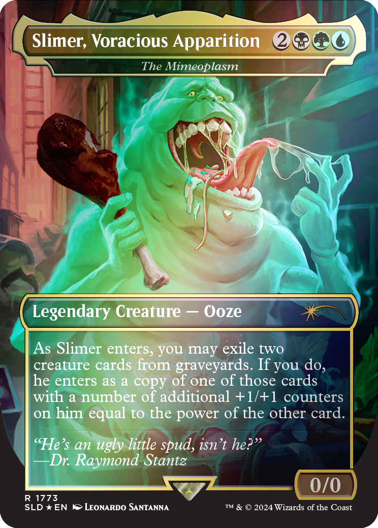 Slimer, Voracious Apparition - The Mimeoplasm (Rainbow Foil) [Secret Lair Drop Series] | Pegasus Games WI