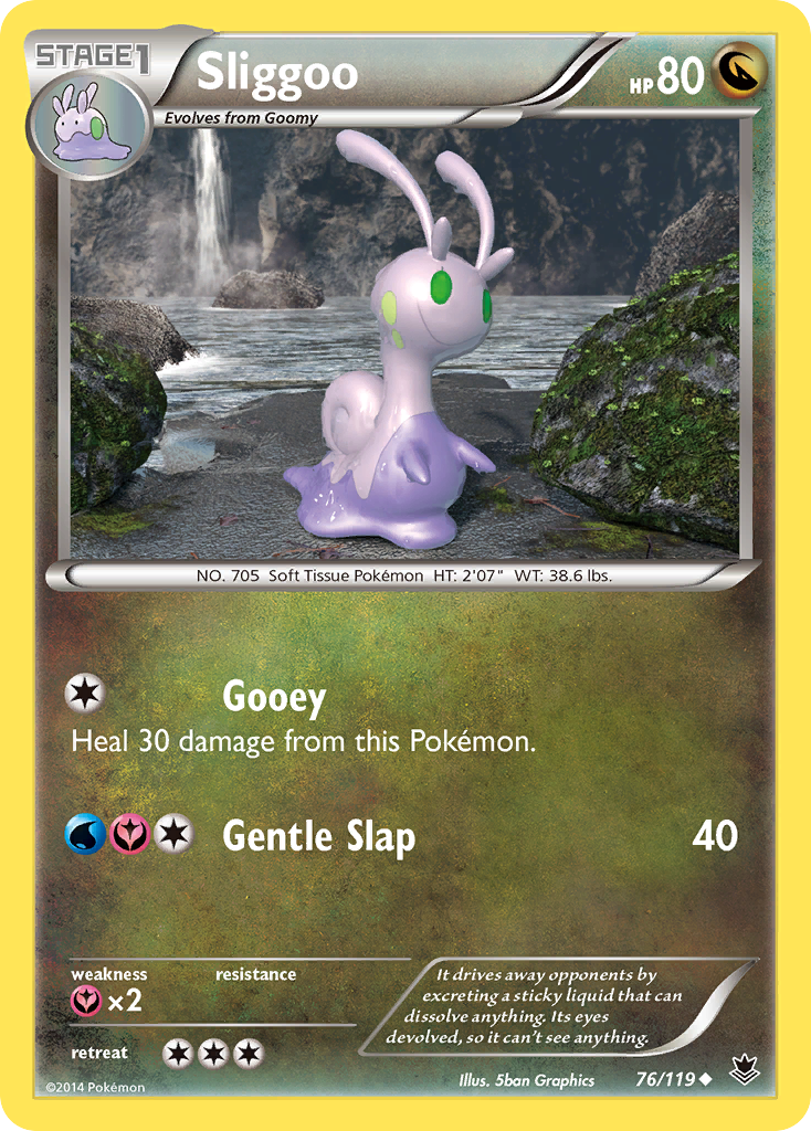 Sliggoo (76/119) [XY: Phantom Forces] | Pegasus Games WI