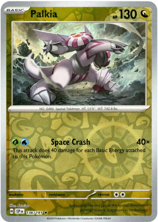 Palkia (136/191) [Scarlet & Violet: Surging Sparks] | Pegasus Games WI