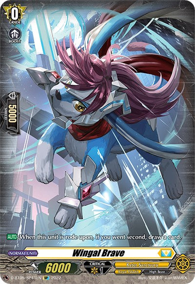 Wingal Brave (D-BT05/SP41EN) [Triumphant Return of the Brave Heroes] | Pegasus Games WI