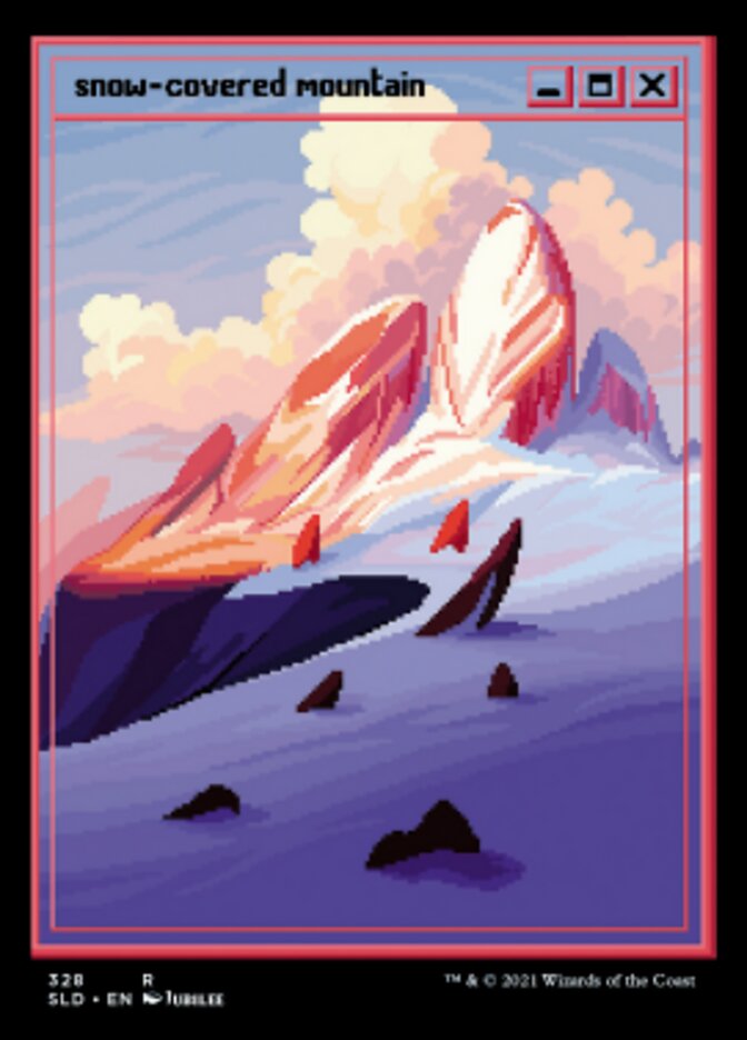 Snow-Covered Mountain (328) [Secret Lair Drop Series] | Pegasus Games WI