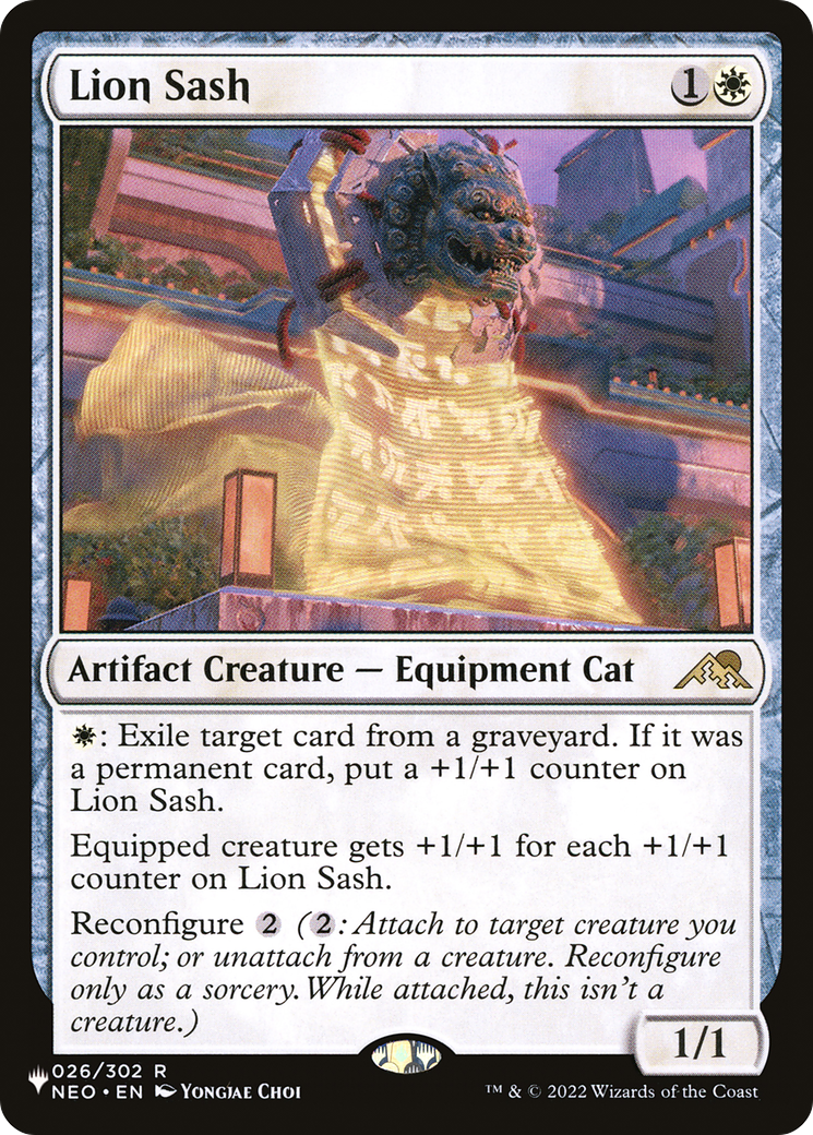 Lion Sash [The List] | Pegasus Games WI