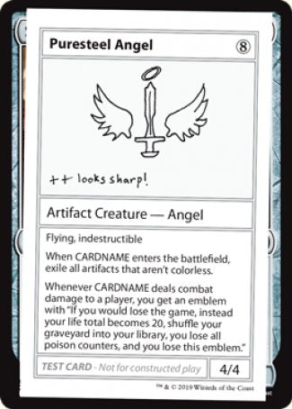 Puresteel Angel (2021 Edition) [Mystery Booster Playtest Cards] | Pegasus Games WI