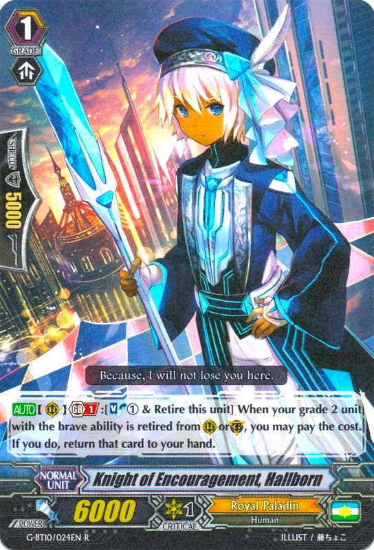 Knight of Encouragement, Hallborn (G-BT10/024EN) [Raging Clash of the Blade Fangs] | Pegasus Games WI