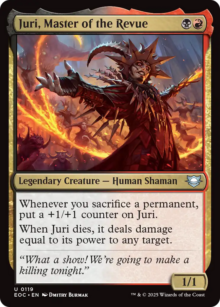 Juri, Master of the Revue [Edge of Eternities Commander] | Pegasus Games WI