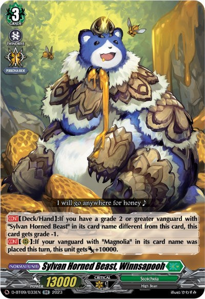 Sylvan Horned Beast, Winnsapooh (D-BT09/033EN) [Dragontree Invasion] | Pegasus Games WI