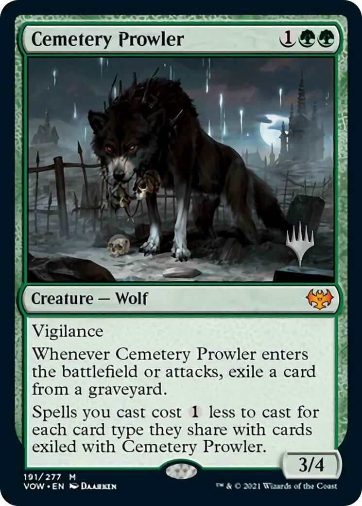 Cemetery Prowler (Promo Pack) [Aetherdrift Promos] | Pegasus Games WI
