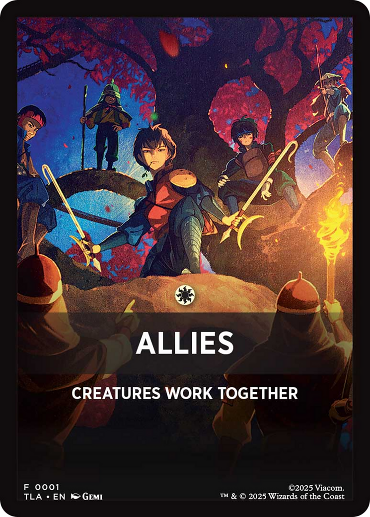 Allies Theme Card [Avatar: The Last Airbender: Eternal-Legal] | Pegasus Games WI