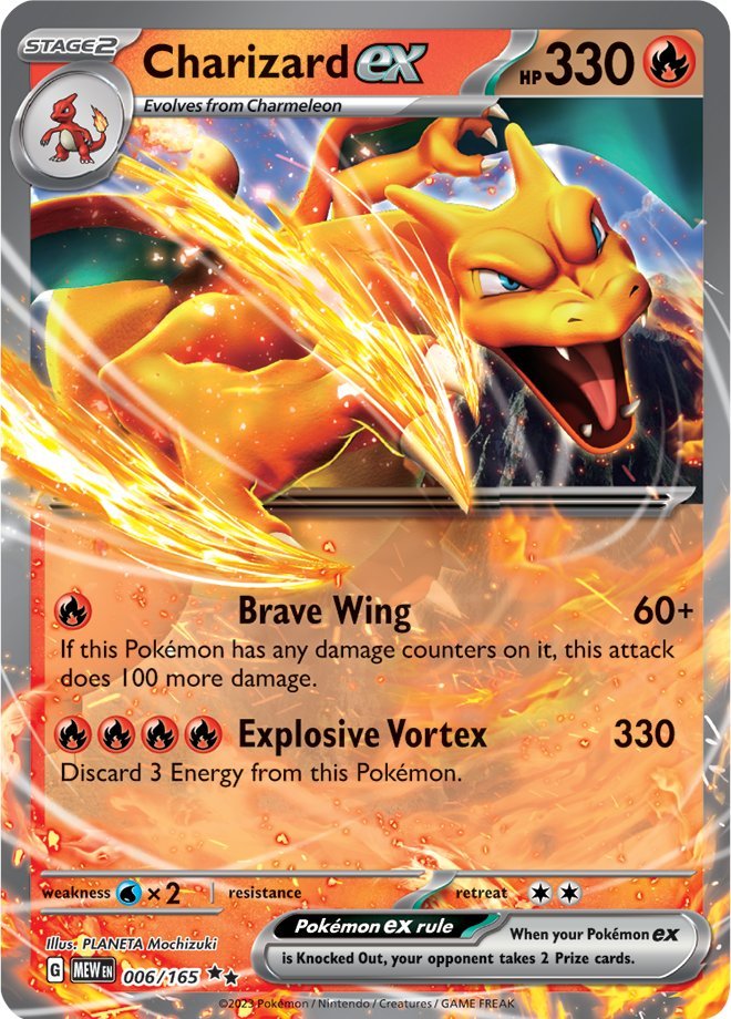 Charizard ex (006/165) [Scarlet & Violet: 151] | Pegasus Games WI