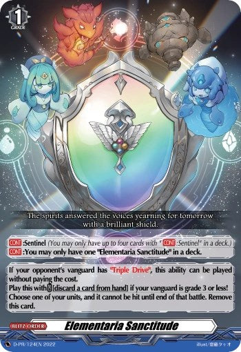 Elementaria Sanctitude (D-PR/124EN 2022) [D Promo Cards] | Pegasus Games WI