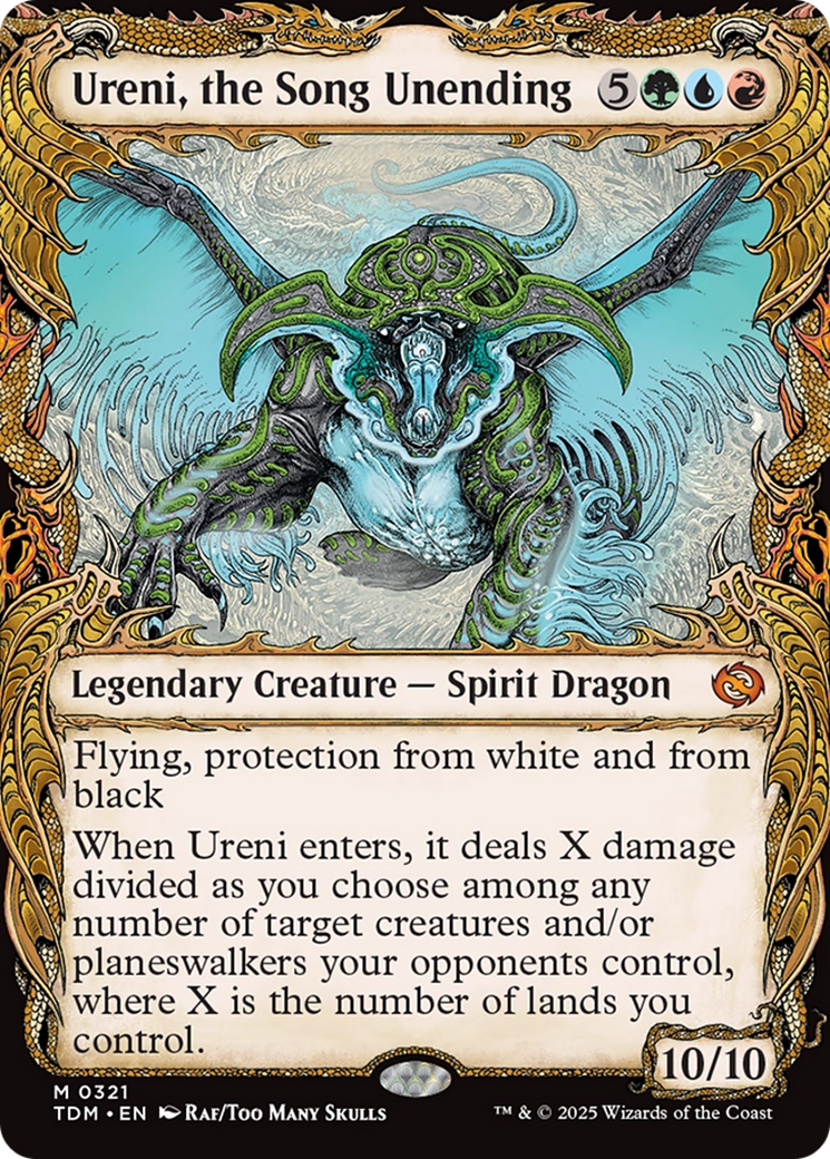 Ureni, the Song Unending (Showcase) [Tarkir: Dragonstorm] | Pegasus Games WI