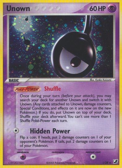 Unown (!) (!/28) [EX: Unseen Forces] | Pegasus Games WI