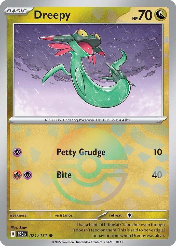 Dreepy (071/131) (Poke Ball Pattern) [Scarlet & Violet: Prismatic Evolutions] | Pegasus Games WI
