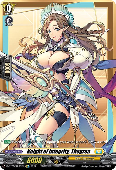 Knight of Integrity, Thegrea (D-BT05/SP37EN) [Triumphant Return of the Brave Heroes] | Pegasus Games WI