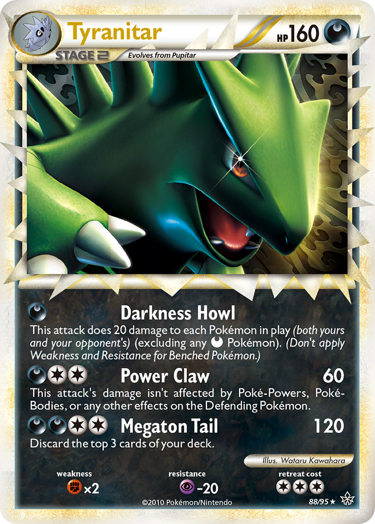 Tyranitar (88/95) [HeartGold & SoulSilver: Unleashed] | Pegasus Games WI