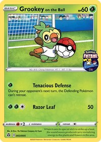 Grookey on the Ball (003/005) [Miscellaneous Cards] | Pegasus Games WI