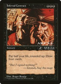 Infernal Contract (Oversized) [Oversize Cards] | Pegasus Games WI