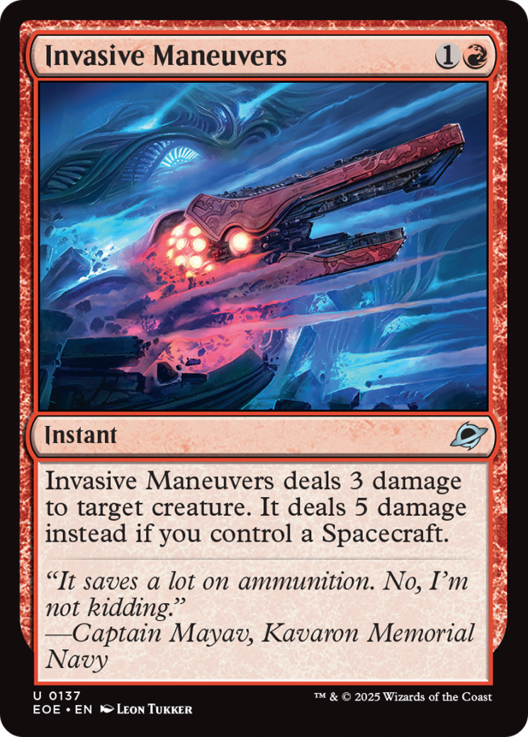 Invasive Maneuvers [Edge of Eternities] | Pegasus Games WI