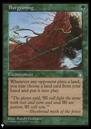 Burgeoning [The List] | Pegasus Games WI