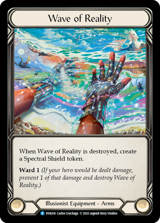Wave of Reality [DYN214] (Dynasty)  Rainbow Foil | Pegasus Games WI