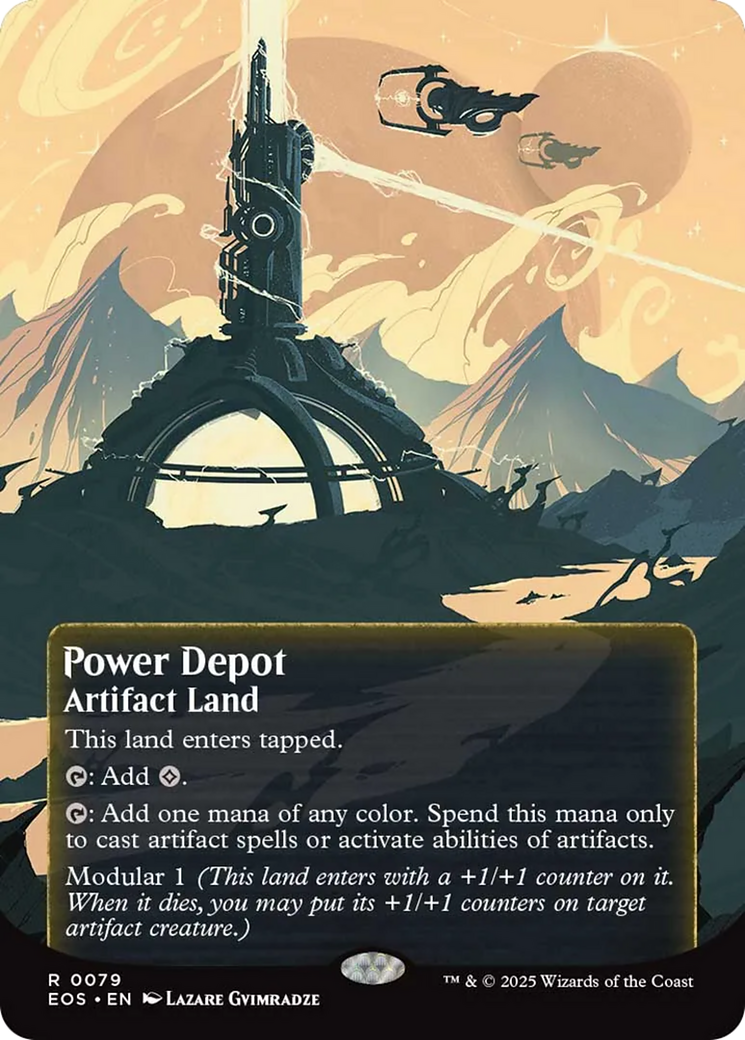 Power Depot (0079) (Borderless) [Edge of Eternities: Stellar Sights] | Pegasus Games WI