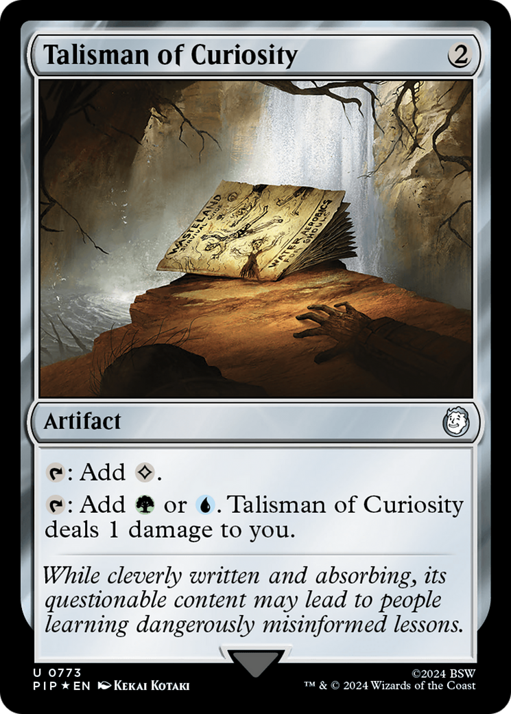 Talisman of Curiosity (Surge Foil) [Fallout] | Pegasus Games WI