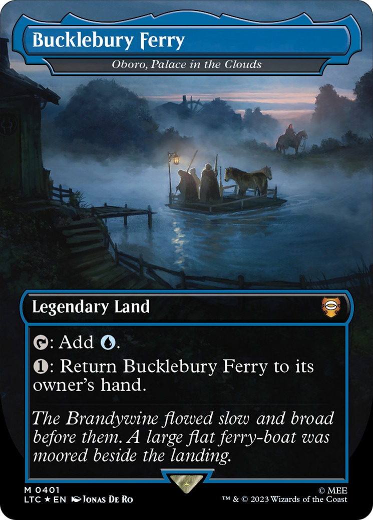 Bucklebury Ferry - Oboro, Palace in the Clouds (Surge Foil Realms and Relics) [The Lord of the Rings: Tales of Middle-Earth Commander] | Pegasus Games WI