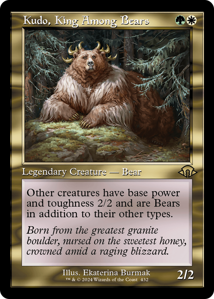 Kudo, King Among Bears (Retro) [Modern Horizons 3] | Pegasus Games WI