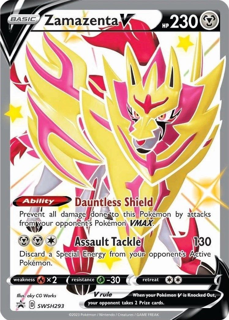 Zamazenta V (SWSH293) [Sword & Shield: Black Star Promos] | Pegasus Games WI