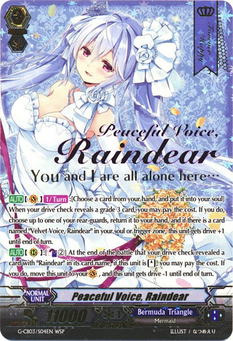 Peaceful Voice, Raindear (Wedding) (G-CB03/S04EN) [Blessing of Divas] | Pegasus Games WI