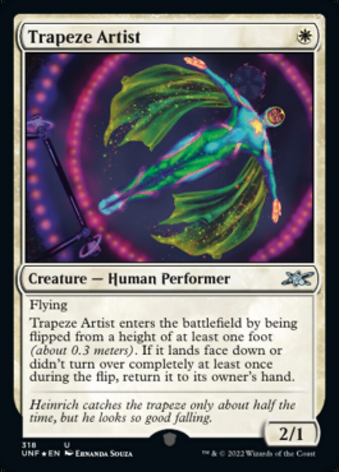 Trapeze Artist (Galaxy Foil) [Unfinity] | Pegasus Games WI